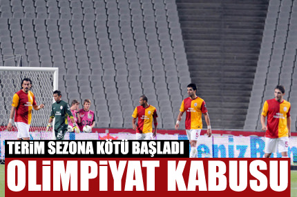 Galatasaray’dan kötü başlangıç