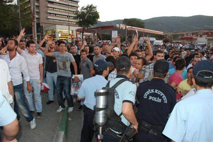Bursa’da olaylı protesto