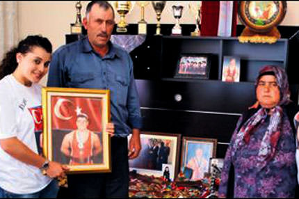 Sanki ben güreştim