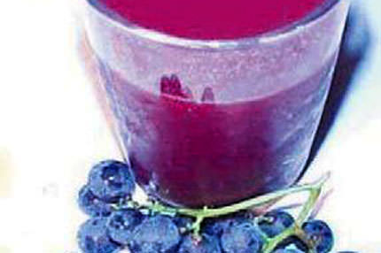 Gençleşmek için üzüm suyu için