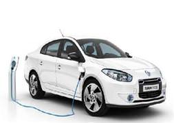 Evde şarj olan araba