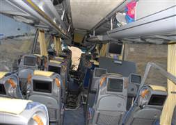 Samsun'da yolcu otobüsü kamyona çarptı