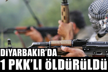 Diyarbakır’da bir terörist öldürüldü