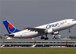 Uçak birbirine girdi