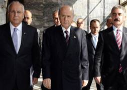 Bahçeli'den Erdoğan'a taziye ziyareti