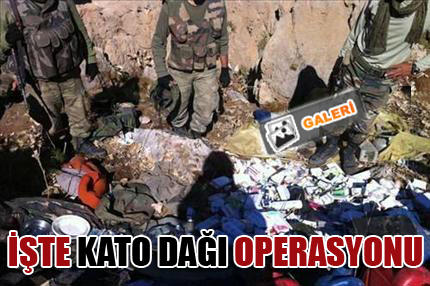 Kato Dağı Operasyonu’ndan fotoğraflar