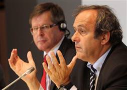 Michel Platini'ye şike desteği