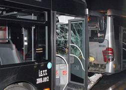 Metrobüste kaza