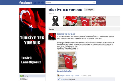 Teröre karşı "Türkiye Tek Yumruk"-1
