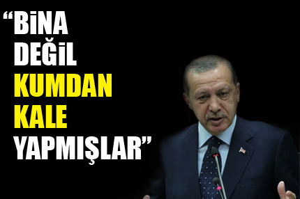Kumdan kale yapmışlar