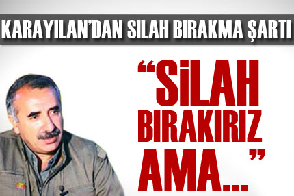 Bir de şart koştu!