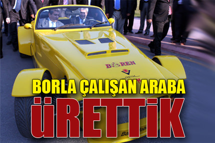 Borla çalışan araç ürettik!