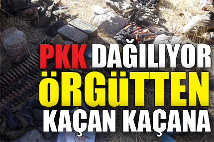 PKK'dan kaçan kaçana!