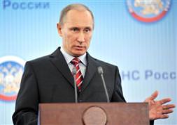 Putin, Moskova'da yuhalandı