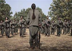 PKK Suriye sınırında kamp kurdu