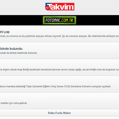 Takvim artık cebinizde