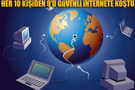 Her 10 kişiden 9'u güvenli internete koştu!