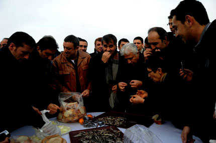 Hamsi şöleninde moral depolandı