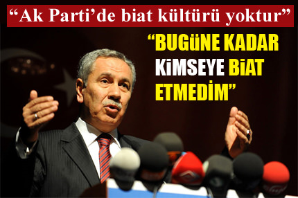 AK Parti’de biat kültürü yoktur