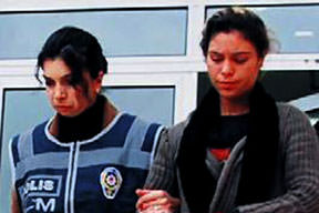 Bayan zehir yakalandı