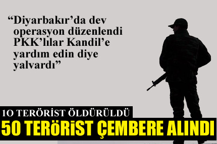 10 PKK’lı öldürüldü