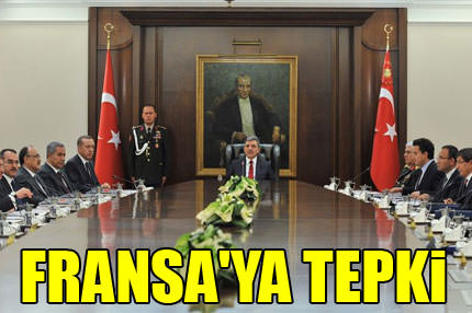 Fransa'ya tepki