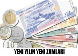 Yeni yılın yeni zamları