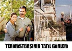 Teröristbaşının tatil günleri!