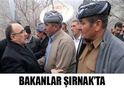 Bakanlar Şırnak'ta