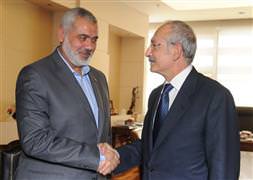 Kılıçdaroğlu, Haniye ile görüştü