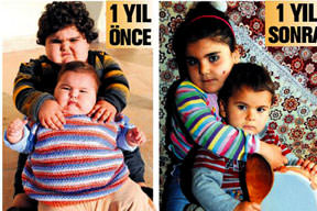 Kardeşlerin kilo zaferi