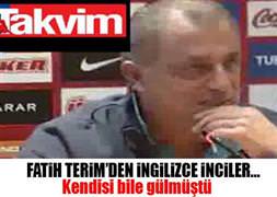 Fatih Terim'in İngilizce basın toplantısı