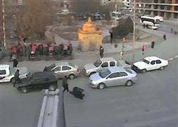 Molotof atanları pompalı ile vurdu