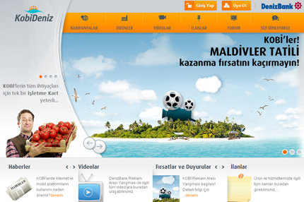 www.kobideniz.com ile işletmelerini dünyaya kendi reklamlarıyla tanıttılar
