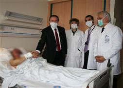 Uğur Acar, çorba ve çay içmeye başladı