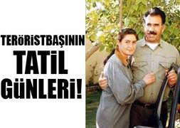 Teröristbaşının tatil günleri!