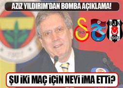 Aziz Yıldırım bombaladı