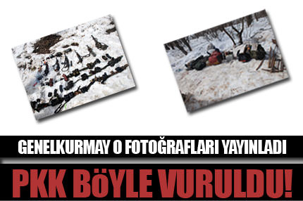 Genelkurmay o fotoğrafları yayınladı