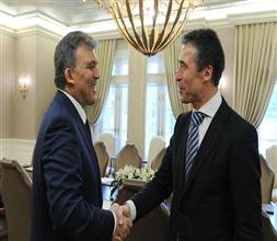 Abdullah Gül, Rasmussen'i kabul etti!