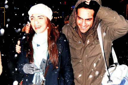 Kar altında romantizm