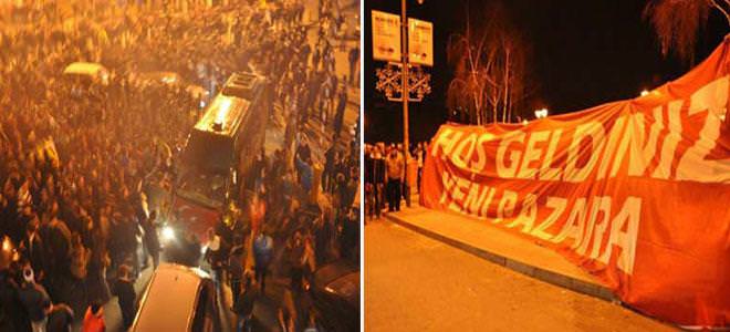 Fenerbahçe taraftarları Sırplar'ı çıldırttı
