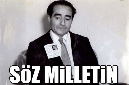 Söz milletin
