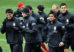 Galatasaray derbi hazırlıklarını sürdürdü