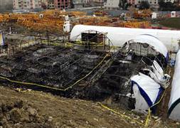 Çadır yangını zanlıları adliyeye çıkarıldı