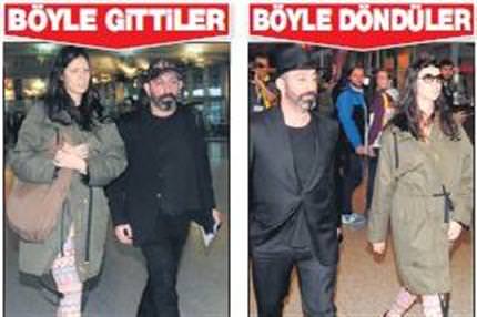 Dubai'den aynı taytla döndü
