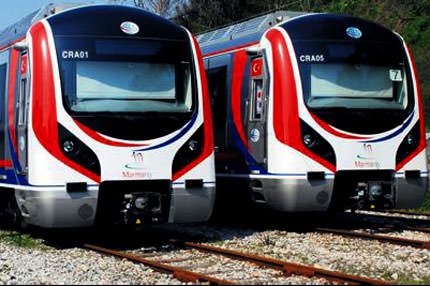 İşte Marmaray'ın vagonları