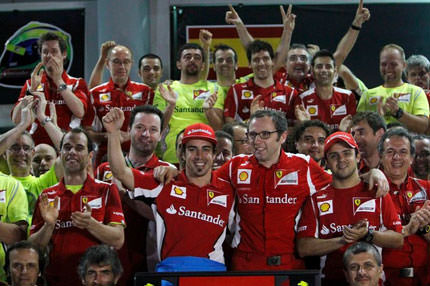 Yağmur Fernando Alonso'ya yaradı