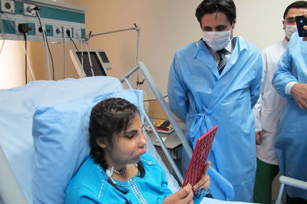 Hatice Olga’nın yüzünü beğendi