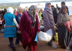 Ceylanpınar’a 1500 Suriyeli yerleştirildi