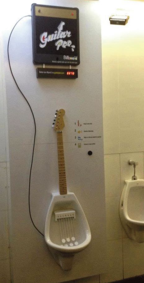 Gitarlı Pisuvar